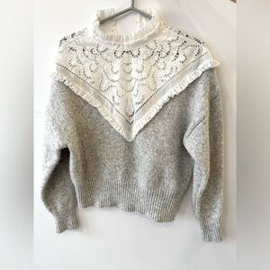 Oversized Zara Grey Wool Sweater
